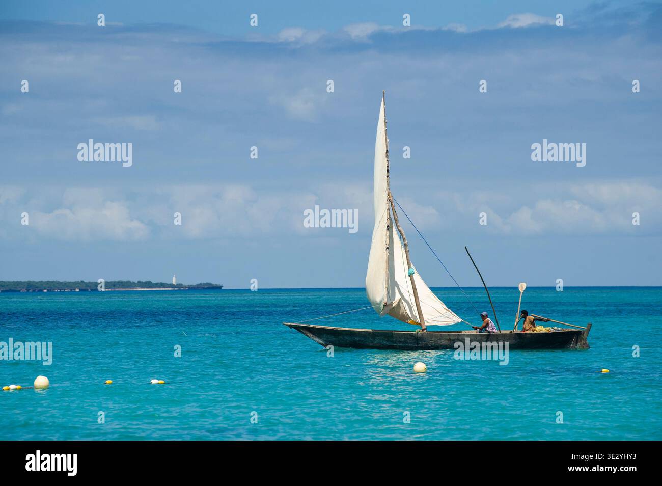 Dhow, Kendwa Beach, Zanzibar Stock Photo