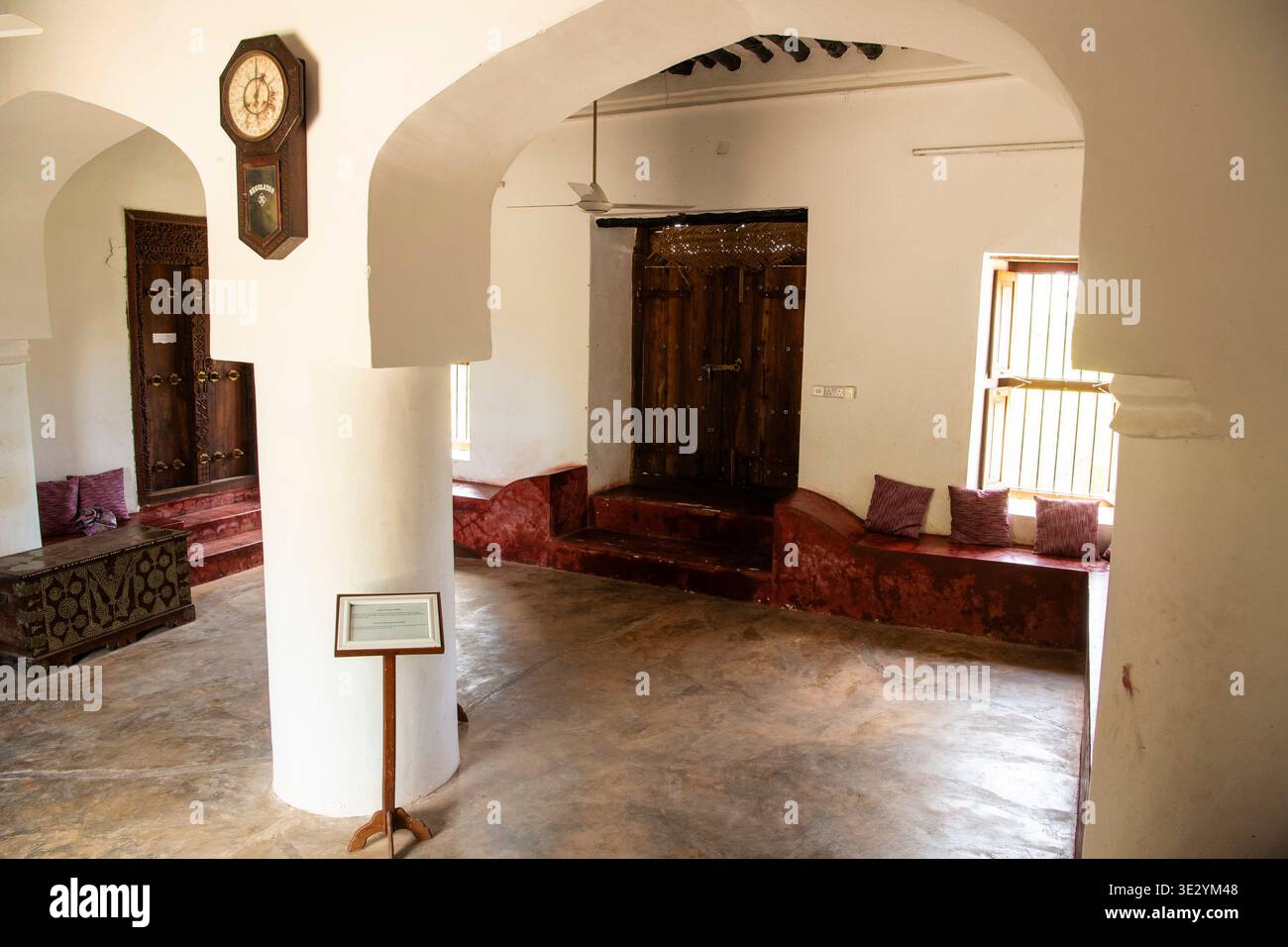 Bihole Palace museum, Bungi, Zanzibar Stock Photo
