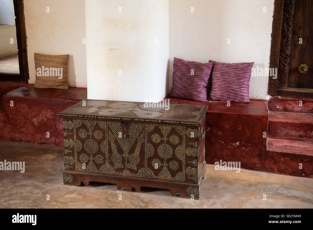 Bihole Palace museum, Bungi, Zanzibar Stock Photo