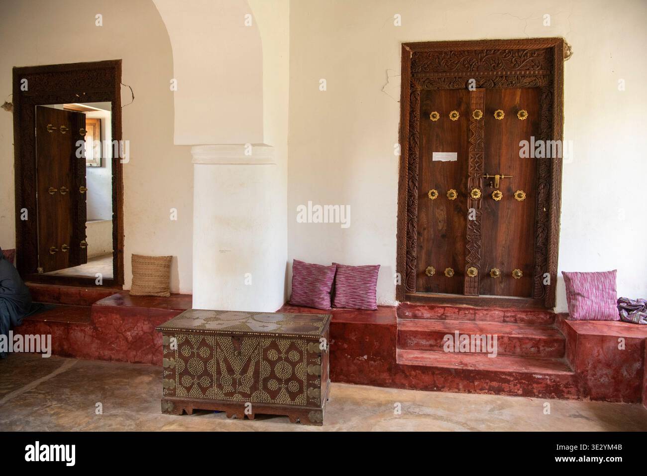 Bihole Palace museum, Bungi, Zanzibar Stock Photo