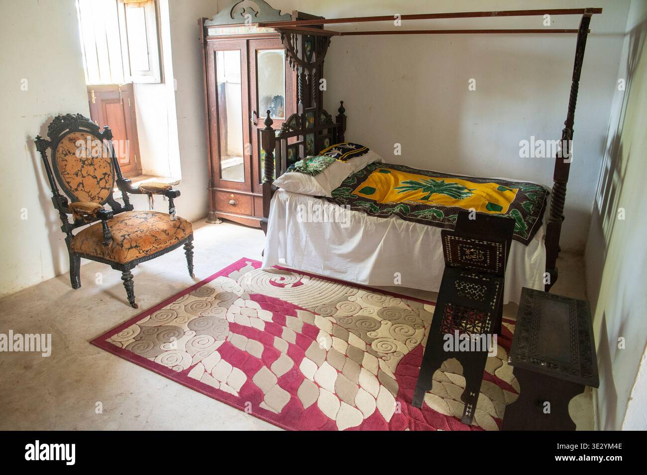 Bihole Palace museum, Bungi, Zanzibar Stock Photo
