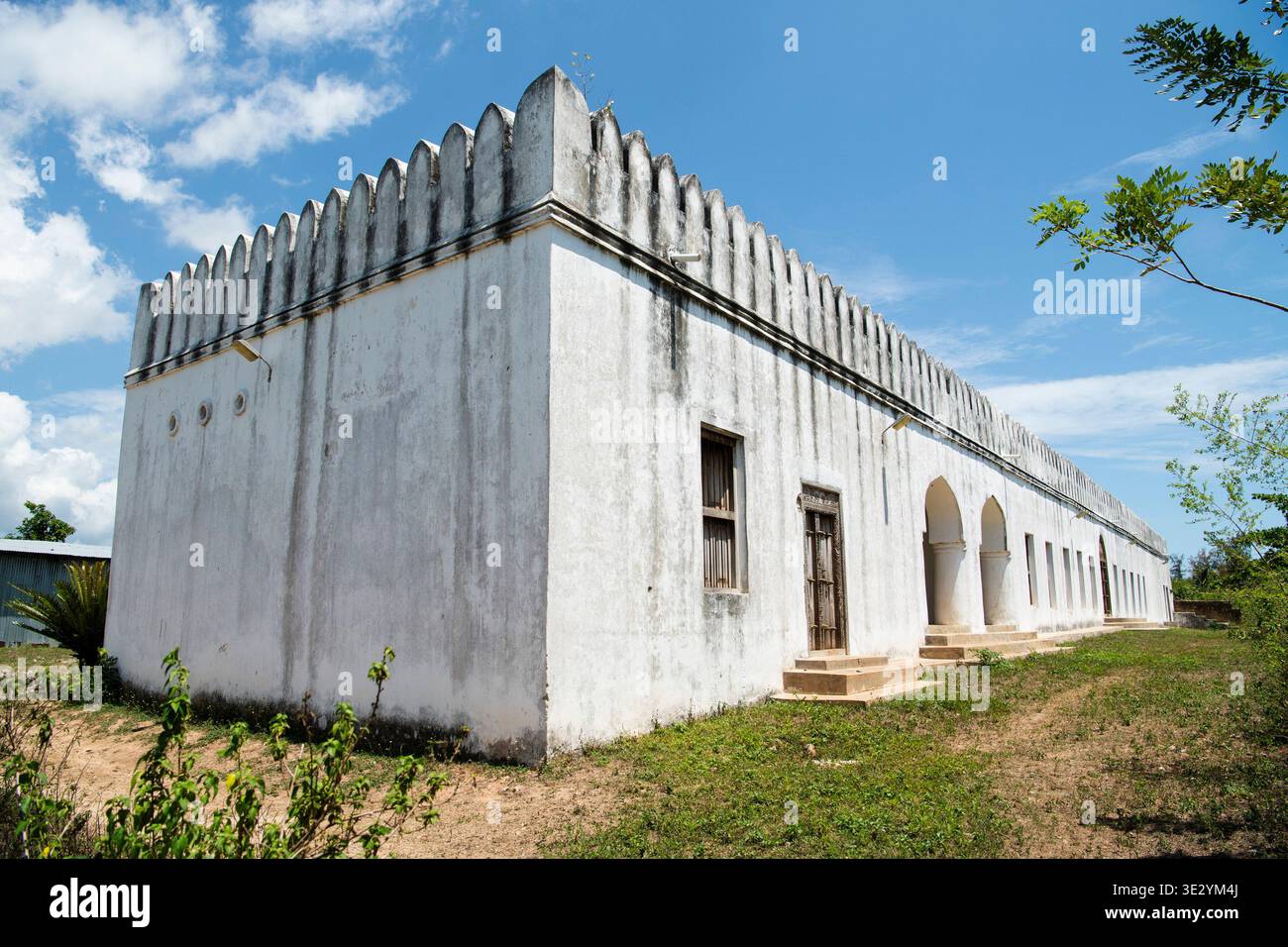 Bihole Palace museum, Bungi, Zanzibar Stock Photo