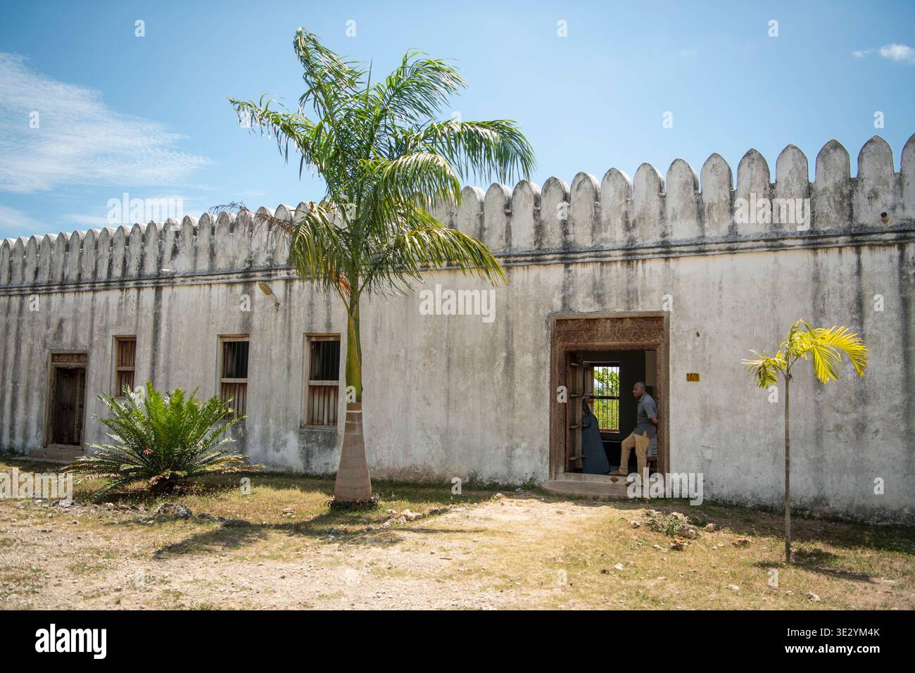 Bihole Palace museum, Bungi, Zanzibar Stock Photo