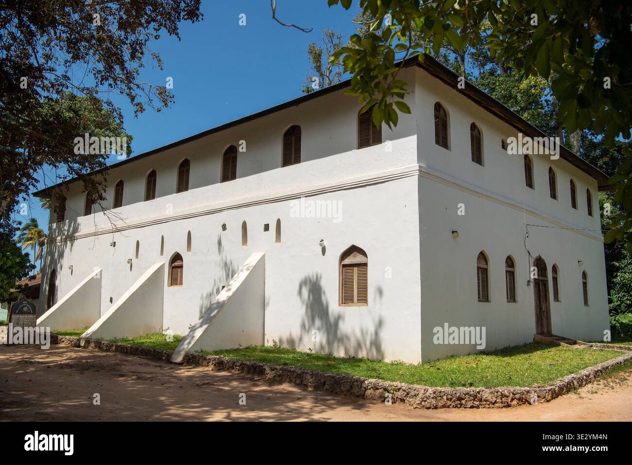 Mwinyi Mkuu Palace, Dunga, Zanzibar Stock Photo