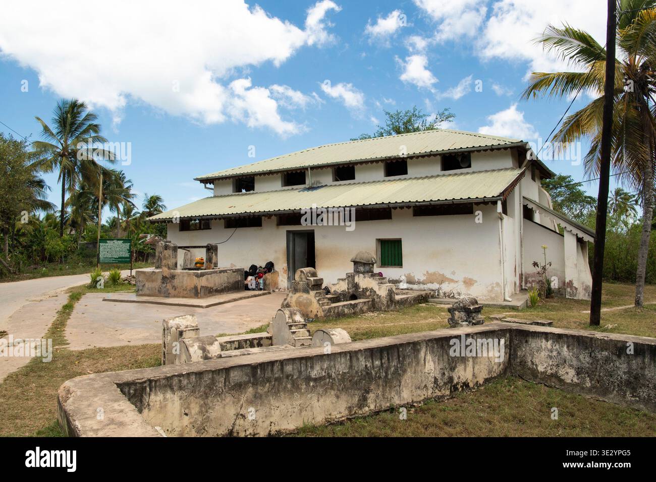 The 900-year old Kizimkazi Mosque is one of the oldest mosques in the country, Zanzibar, Tanzania Stock Photo