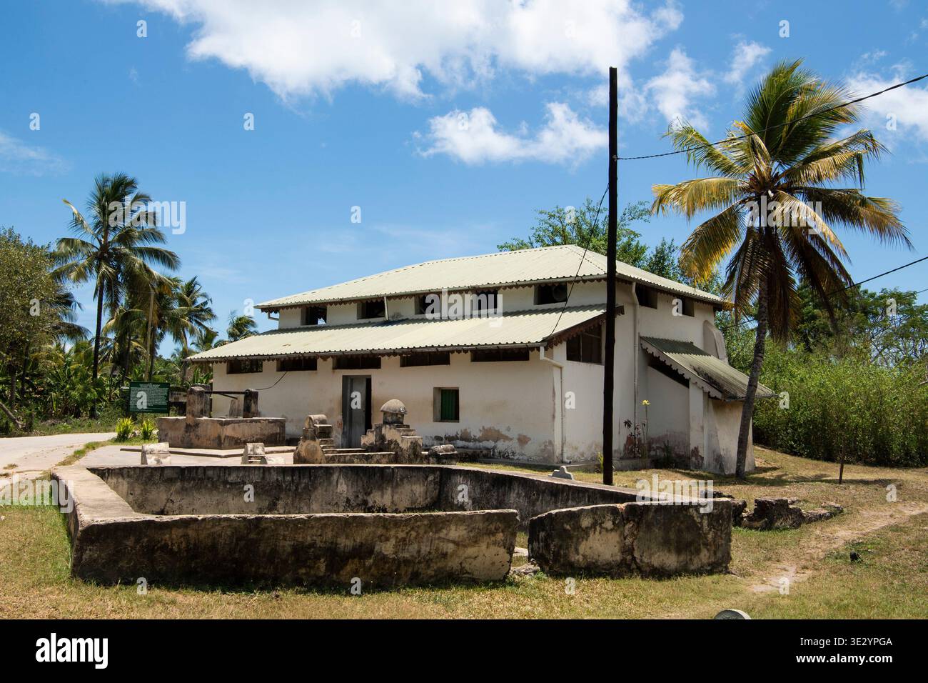 The 900-year old Kizimkazi Mosque is one of the oldest mosques in the country, Zanzibar, Tanzania Stock Photo