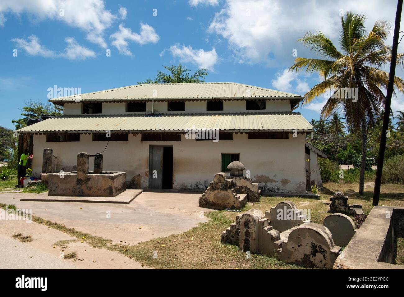 The 900-year old Kizimkazi Mosque is one of the oldest mosques in the country, Zanzibar, Tanzania Stock Photo