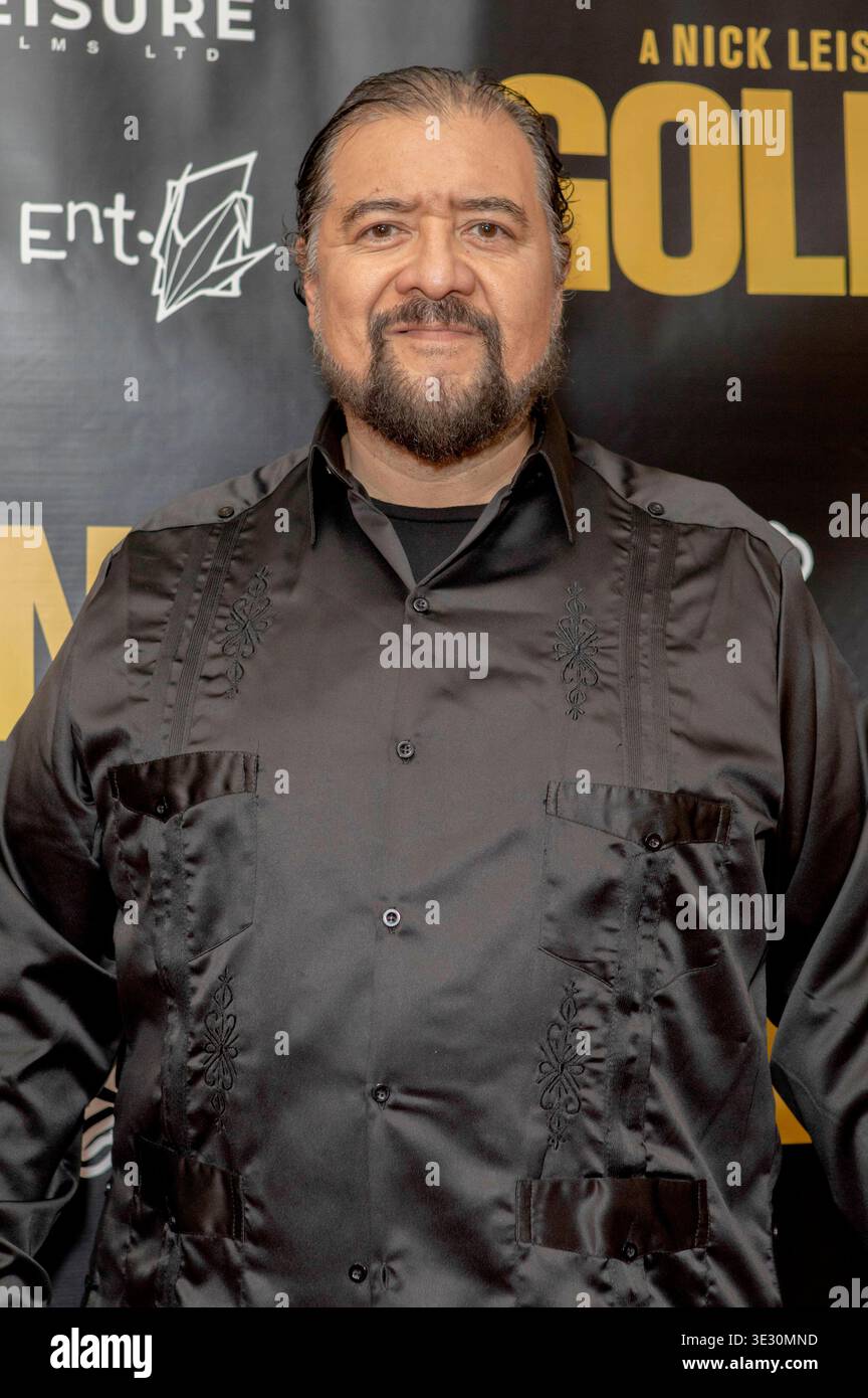 Mario Rocha bei der Premiere des Kinofilms Golden im Laemmle Royal ...