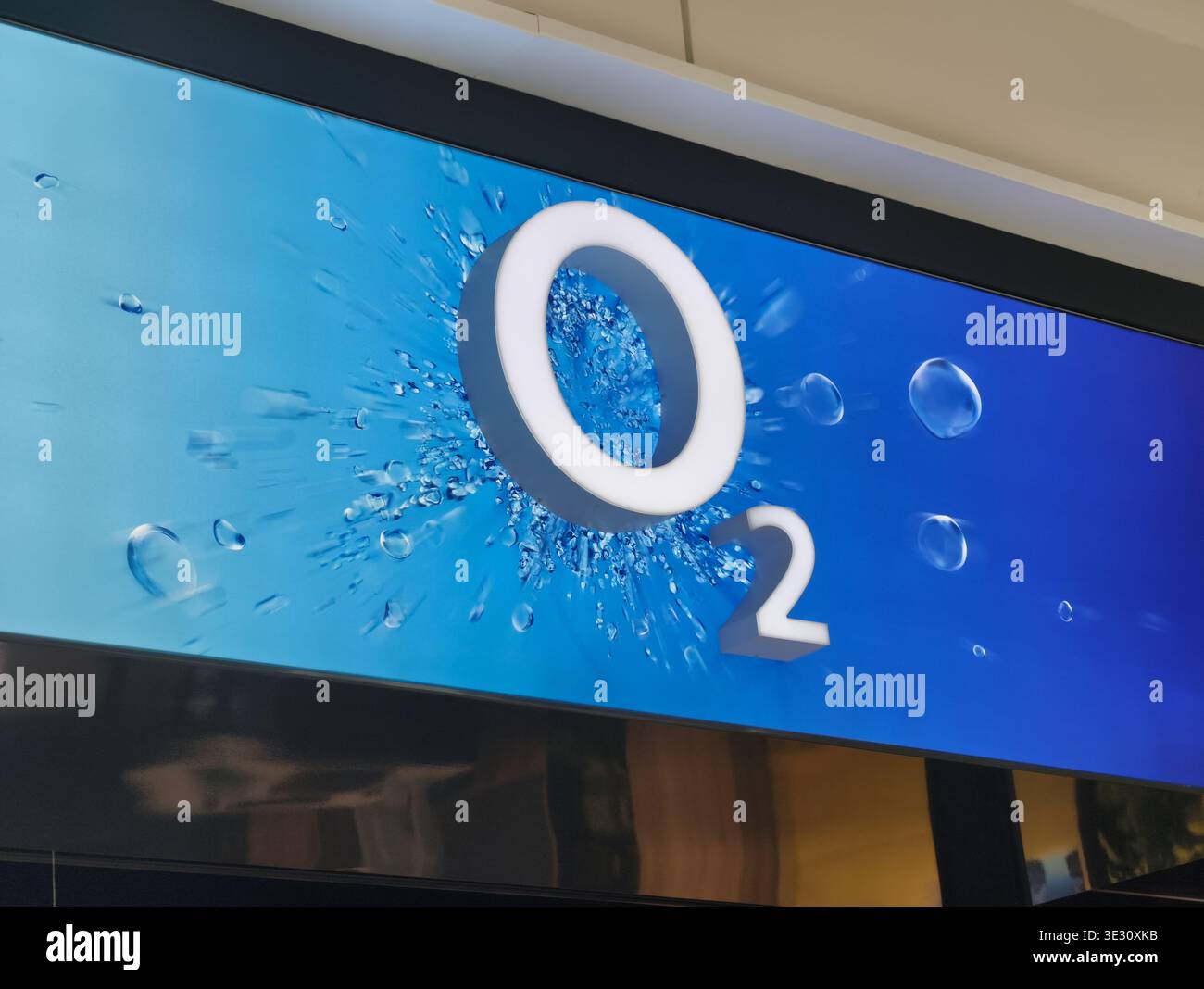 Prague, Czech Republic, March 20, 2026 – Exterior view of O2 store ...