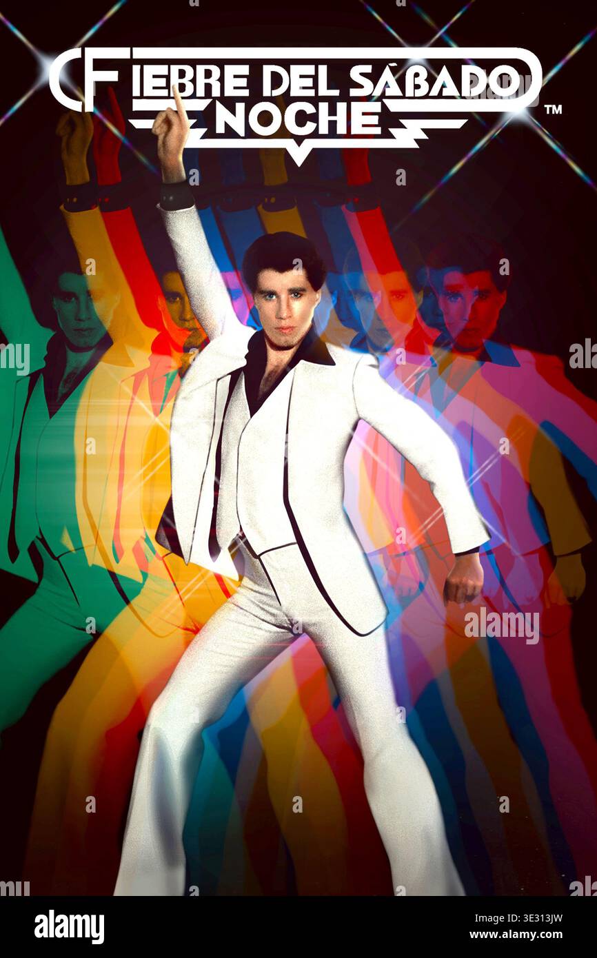 Saturday night fever poster hi-res stock photography and images