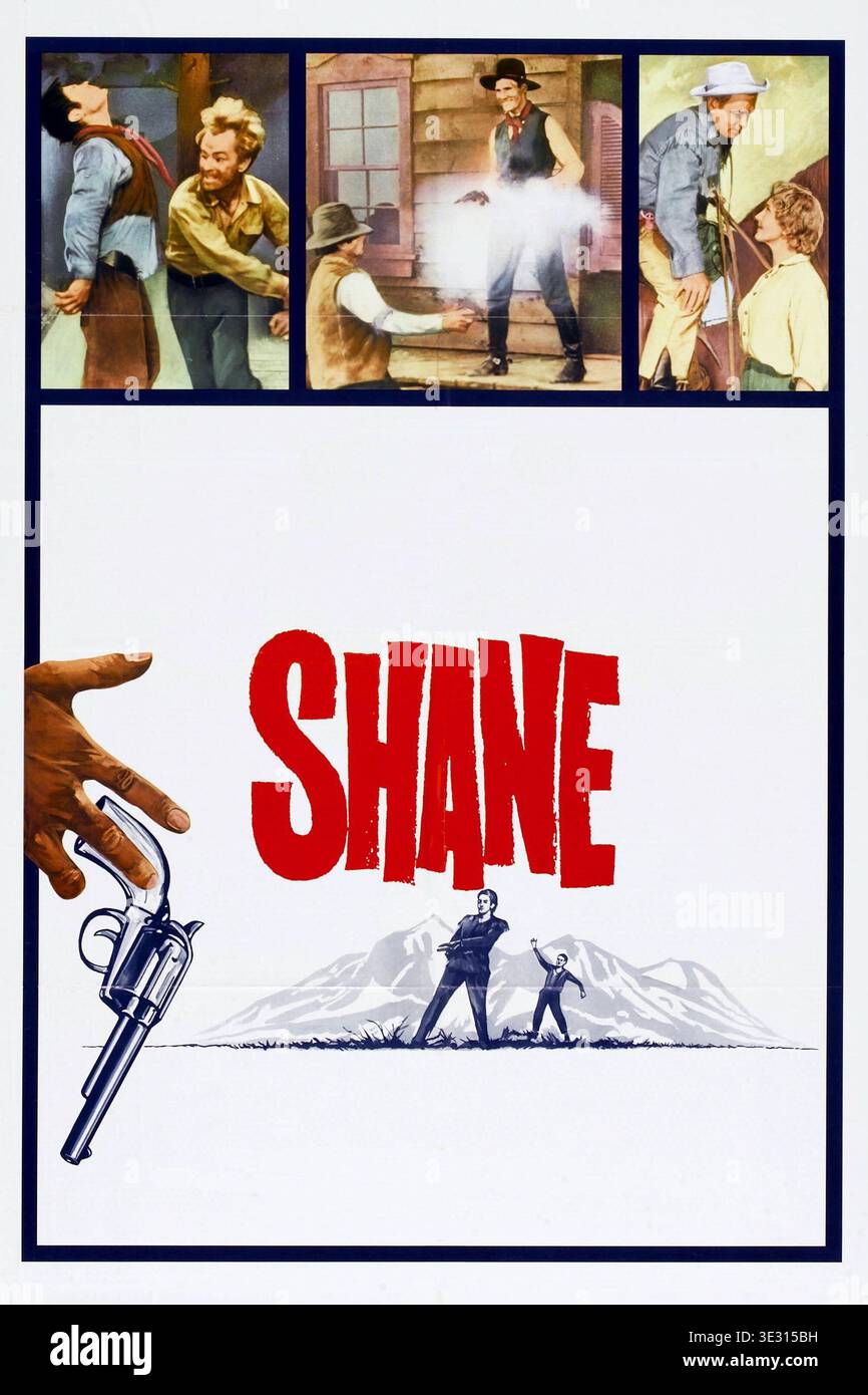 Movie poster shane 1953 hi-res stock photography and images - Alamy