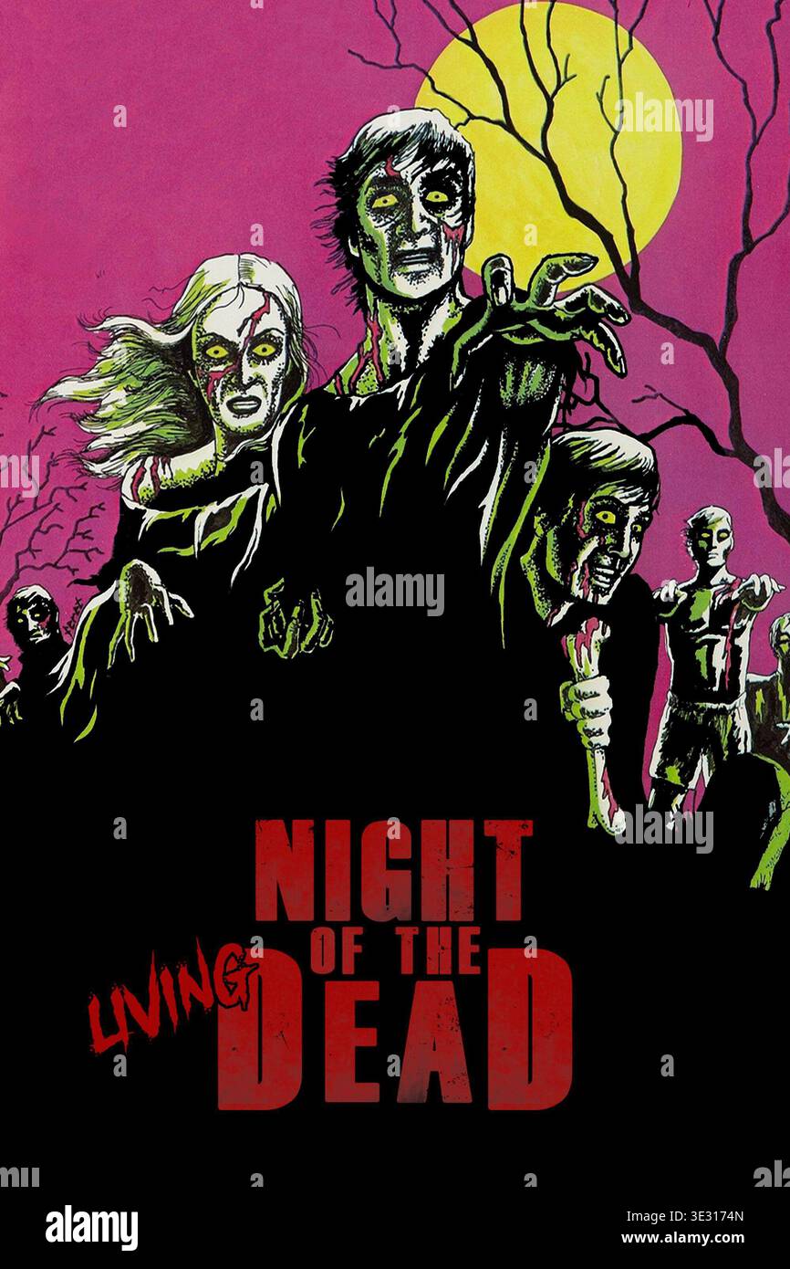 Movie poster night of the living dead hi-res stock photography and