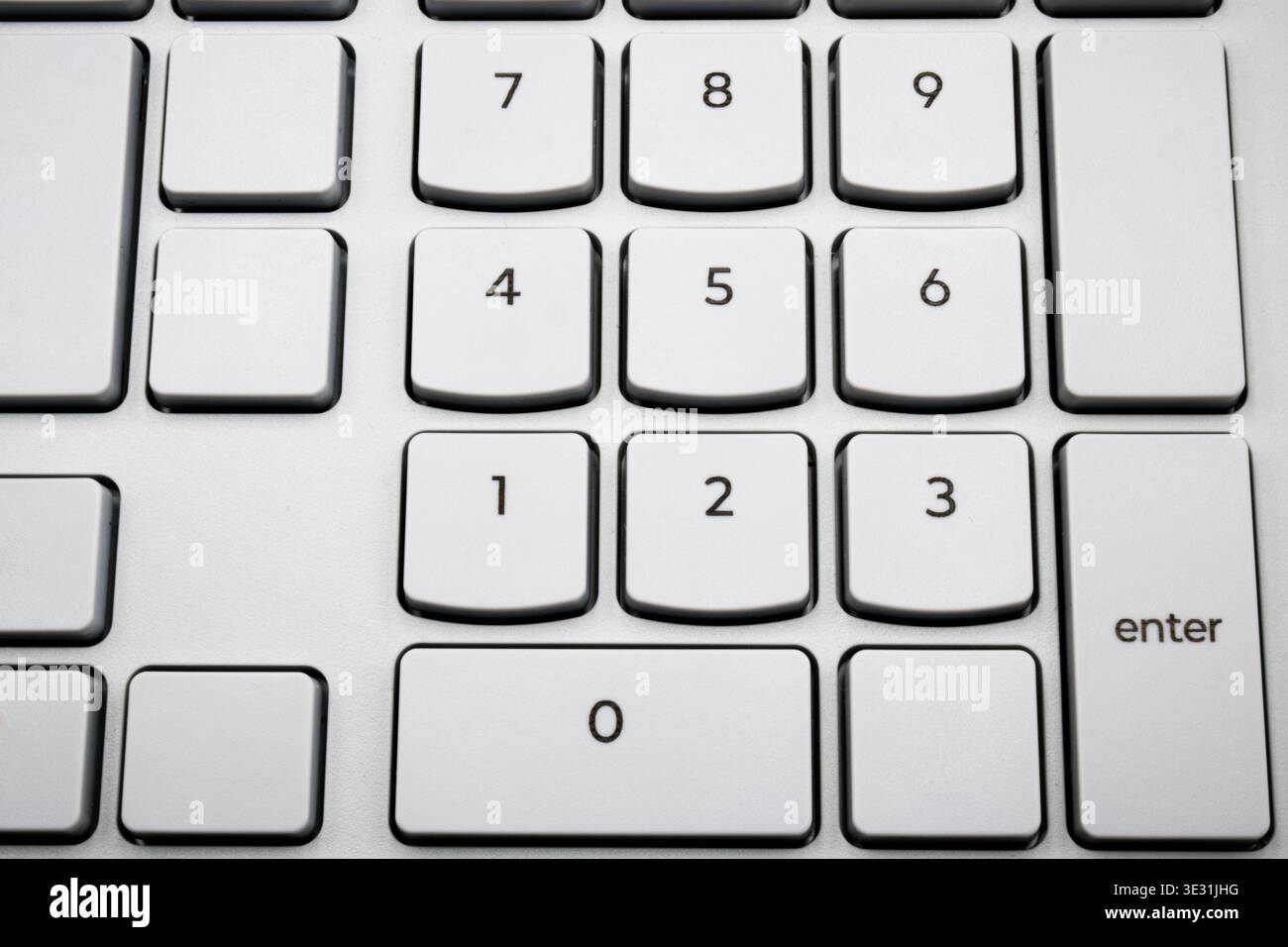 Computer numeric keypad. Stock Photo