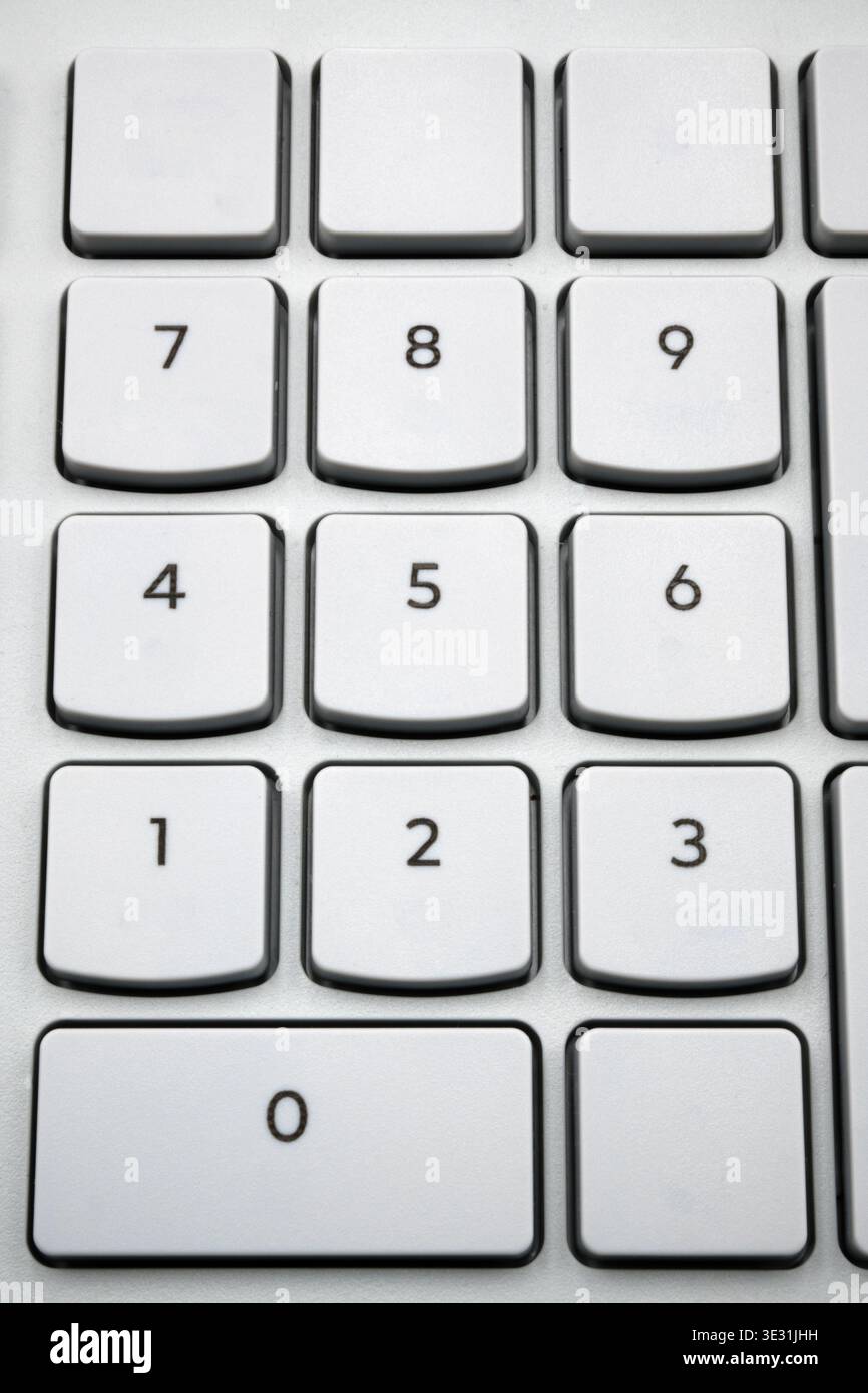 Computer numeric keypad. Stock Photo