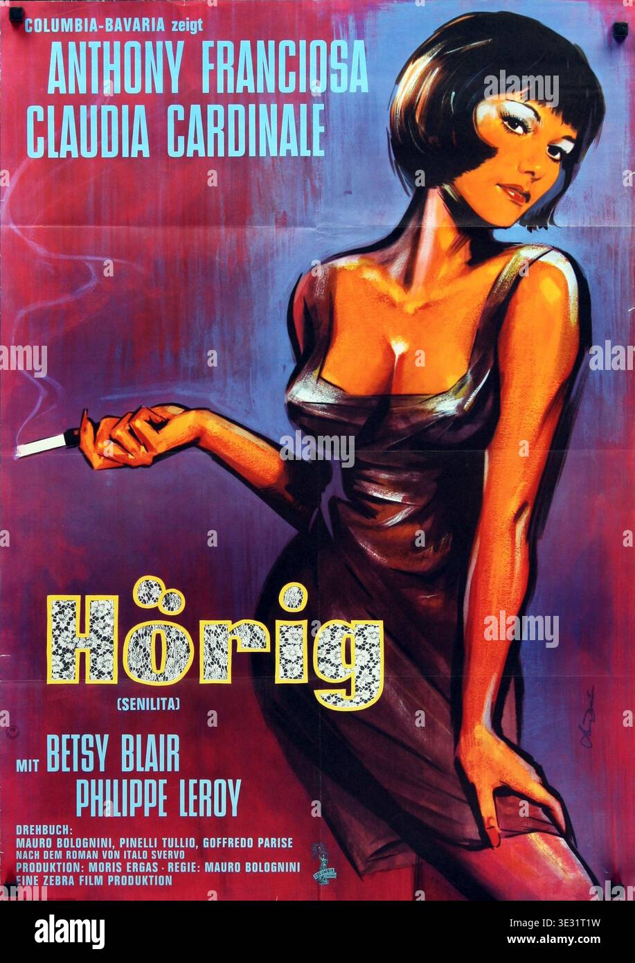 Careless movie poster 1962 Stock Photo