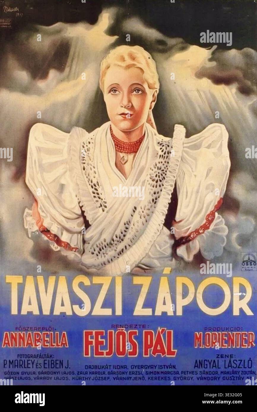 Spring Shower movie poster 1932 Stock Photo