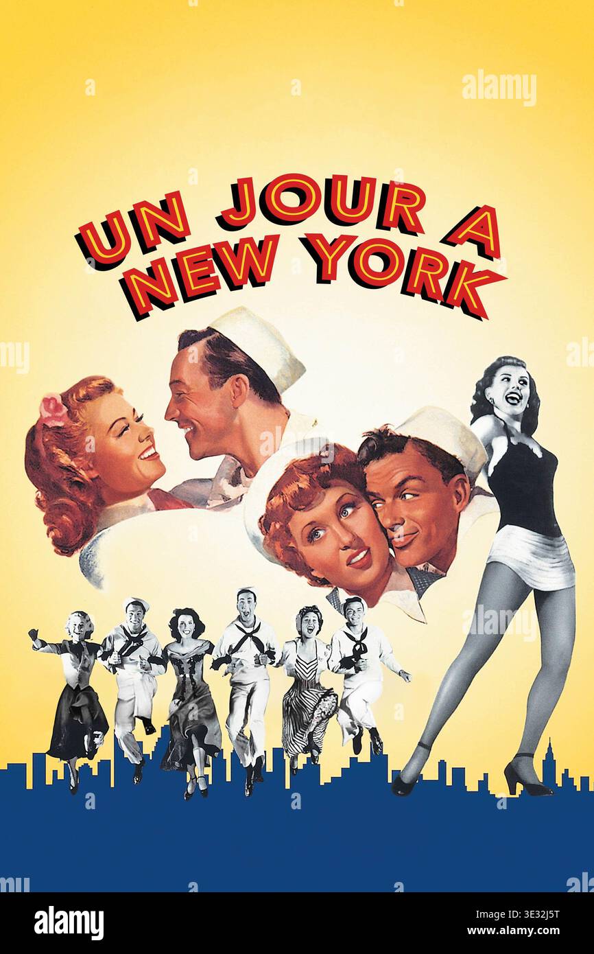 On town 1949 poster hi-res stock photography and images - Alamy