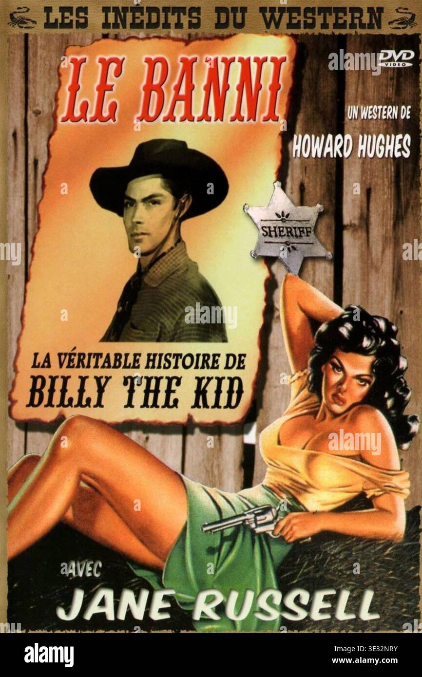 The Outlaw movie poster 1943 Stock Photo - Alamy
