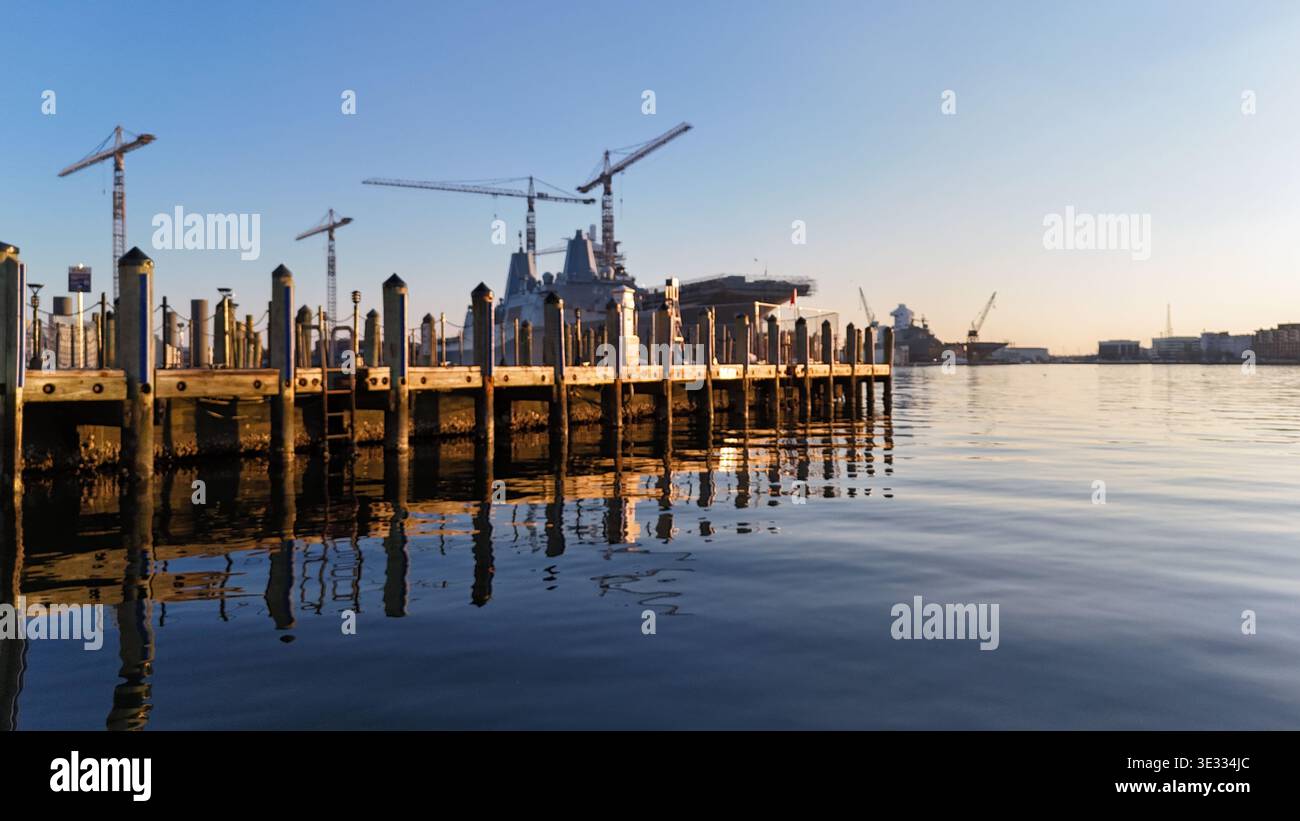 The Harbor - Norfolk, VA Stock Photo
