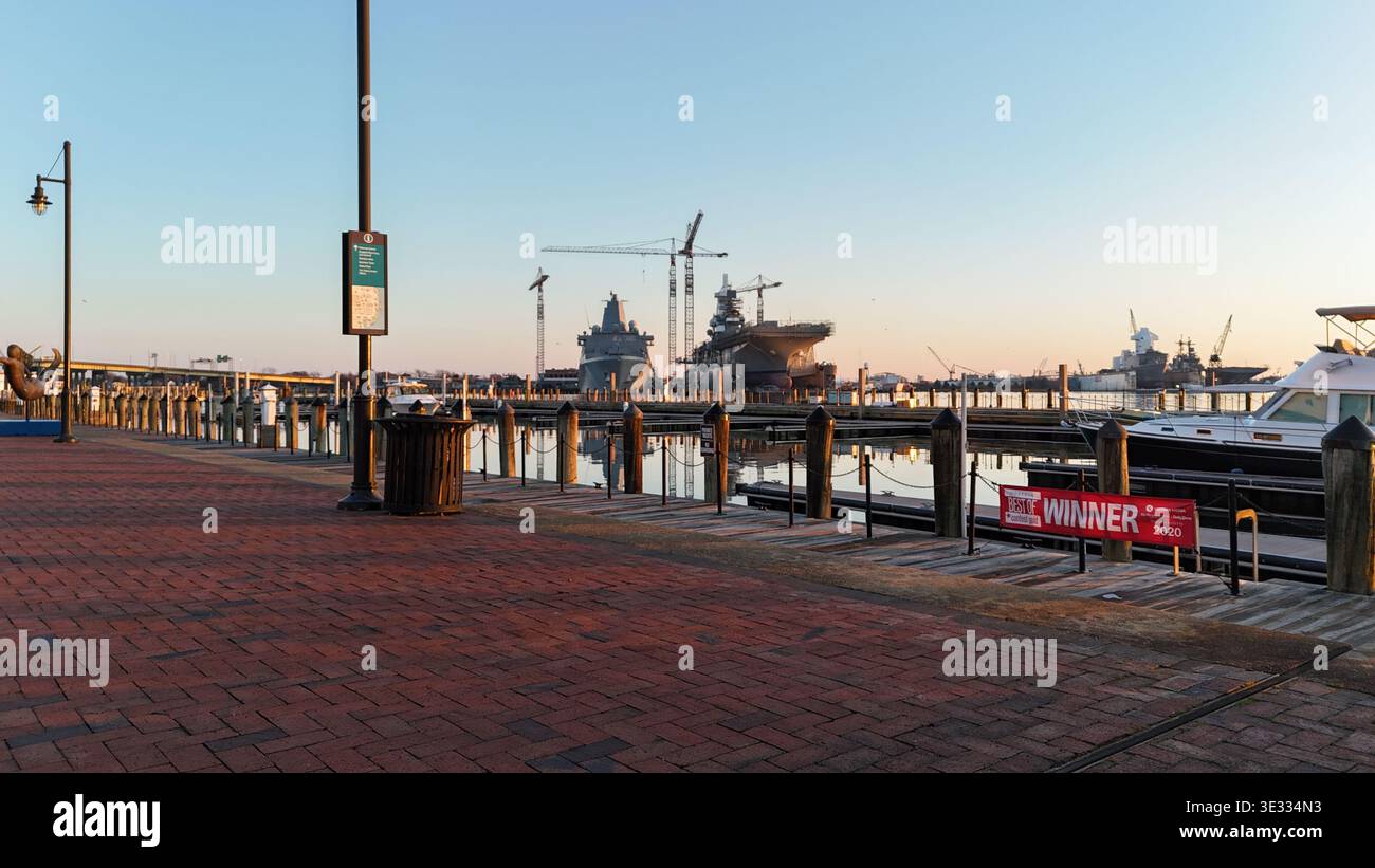The Harbor - Norfolk, VA Stock Photo