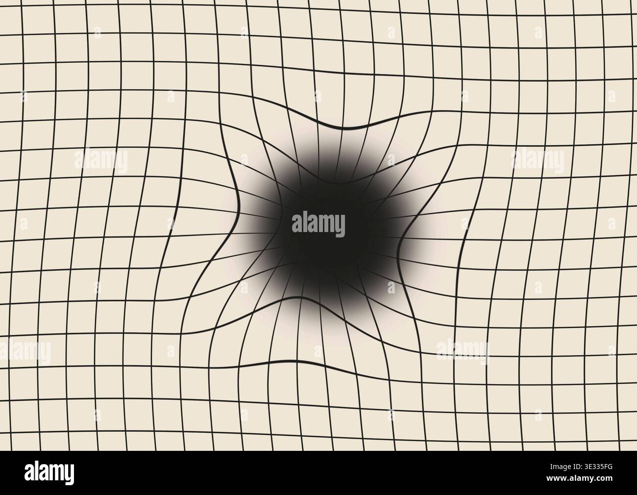 Illustration of an Amsler grid. This is a checkerboard-pattern tool ...