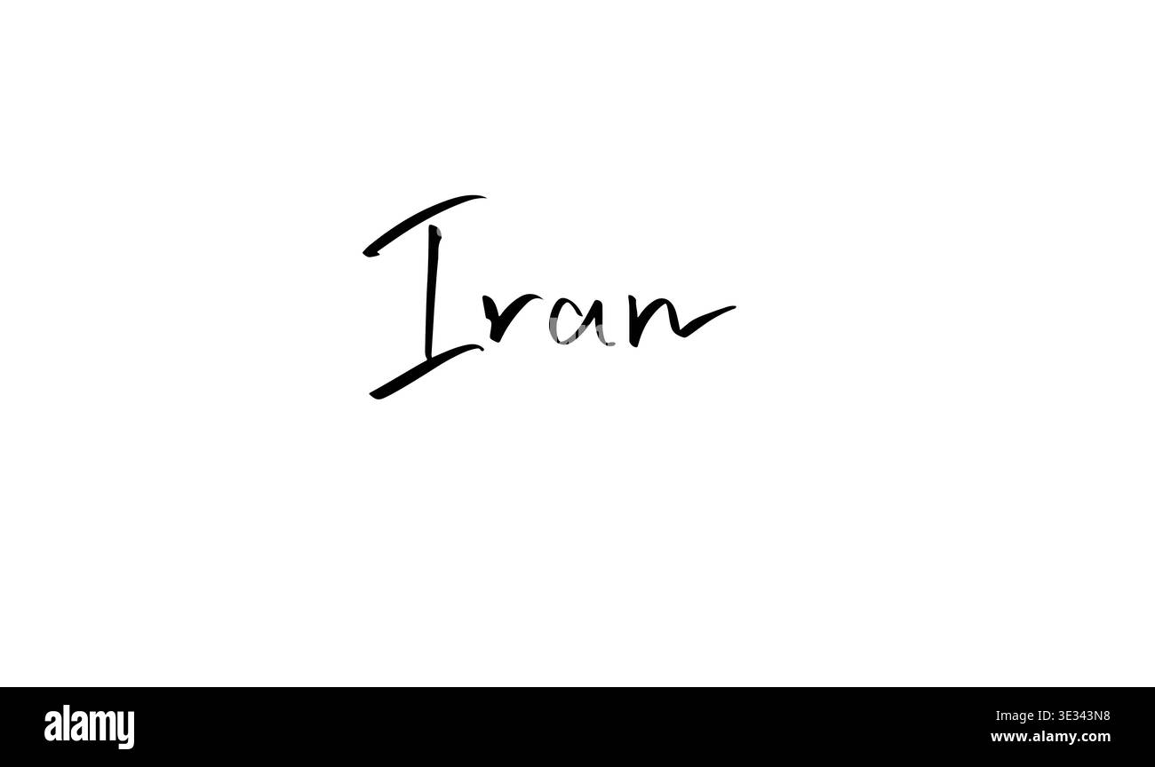 Iran text font calligraphy hi-res stock photography and images - Alamy