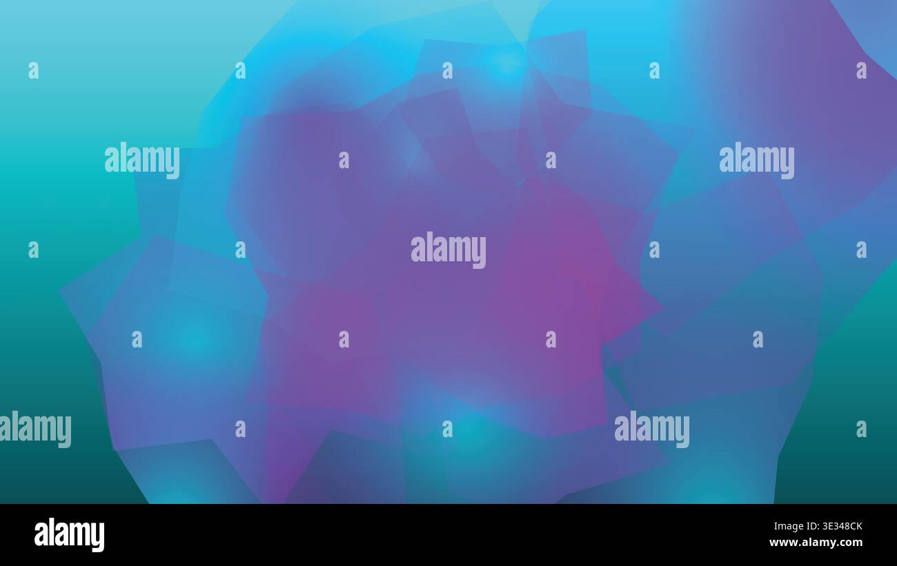 Teal Magenta Soft Mesh Gradient Background Stock Vector