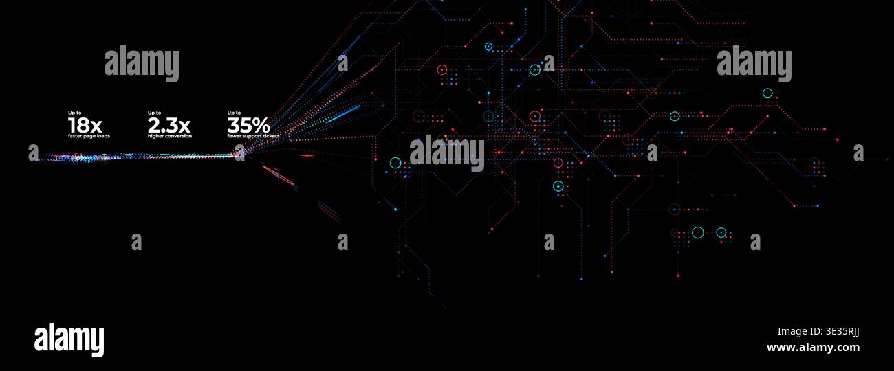 AI Neural Network Business Analytics Artificial Intelligence Background, Big Data Transform Technology, Data Science Machine Learning. Analyzing Stock Vector