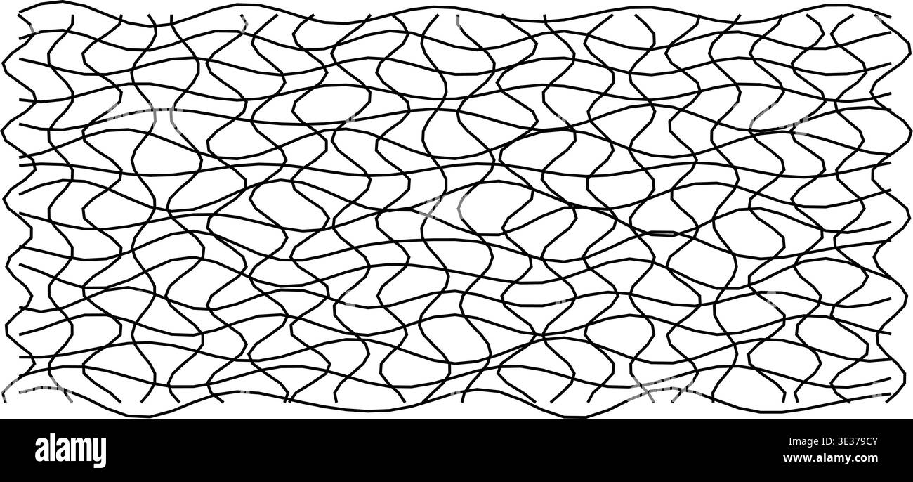 Abstract distorted grid pattern for creative background designs Stock Vector