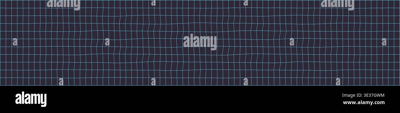 Abstract blue grid pattern on dark background for modern design Stock Vector