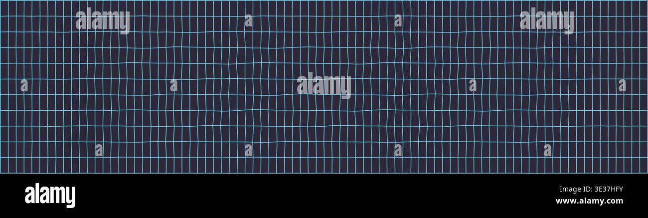 Geometric blue grid pattern on dark background for design projects Stock Vector