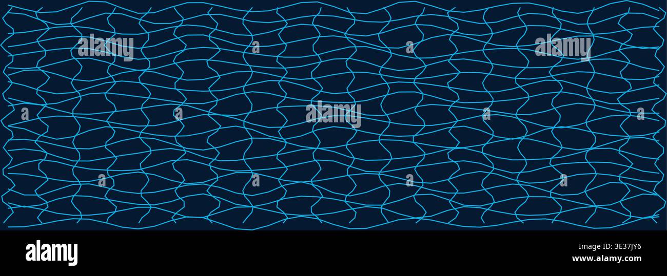 Abstract distorted grid pattern for creative background designs Stock Vector