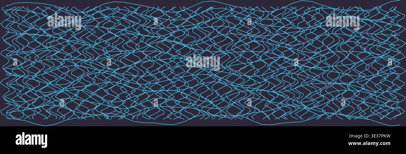 Abstract wavy grid pattern for creative design projects Stock Vector