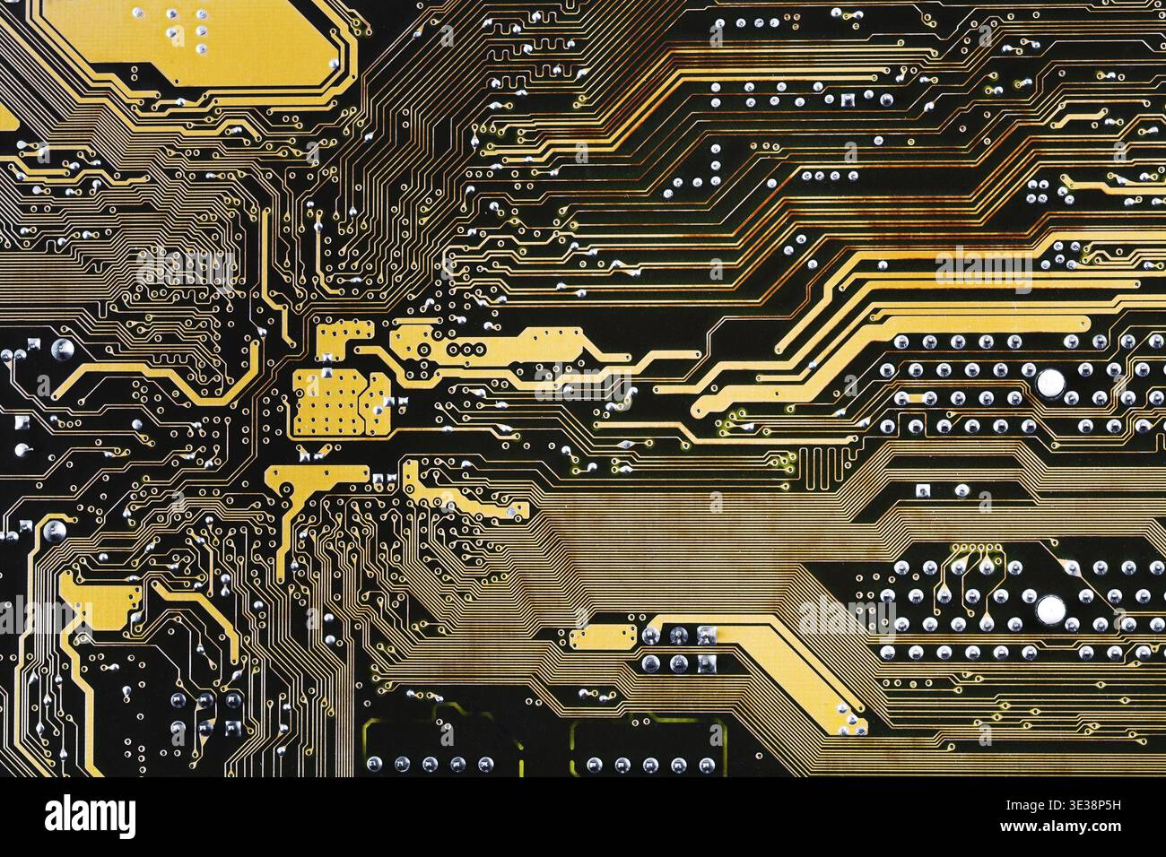 Integral circuit board background close up Stock Photo