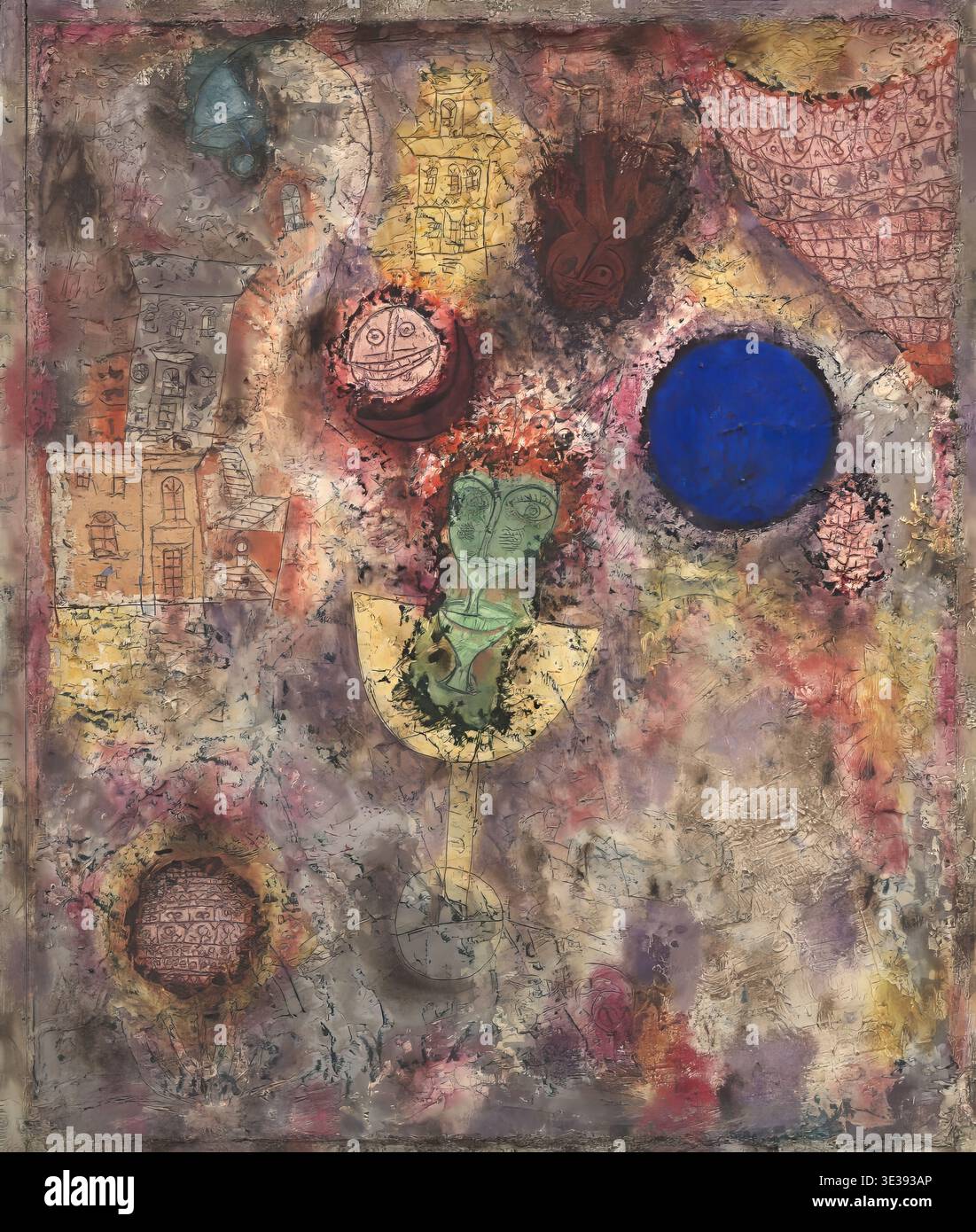 Klees Introduction Magic Paul Klee – Magic Garden, 1926 – Surrealism Painting Stock Photo - Alamy