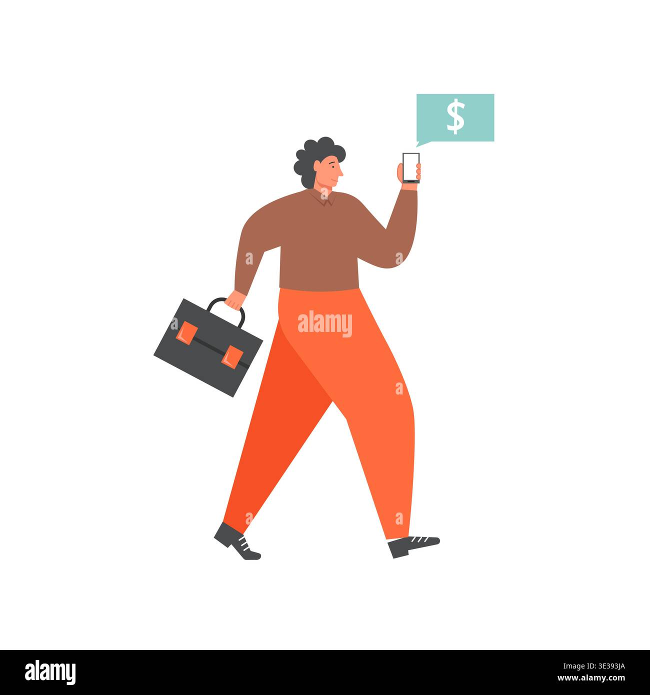 Wireless networking technology, vector flat isolated illustration Stock Vector