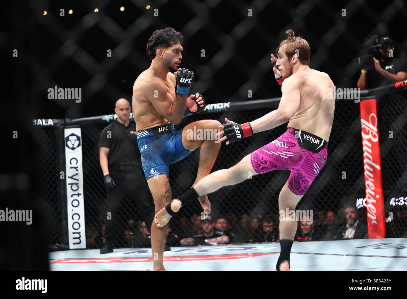 LONDON, ENGLAND - MARCH 21: Danny Silva fights Kurtis Campbell in a ...