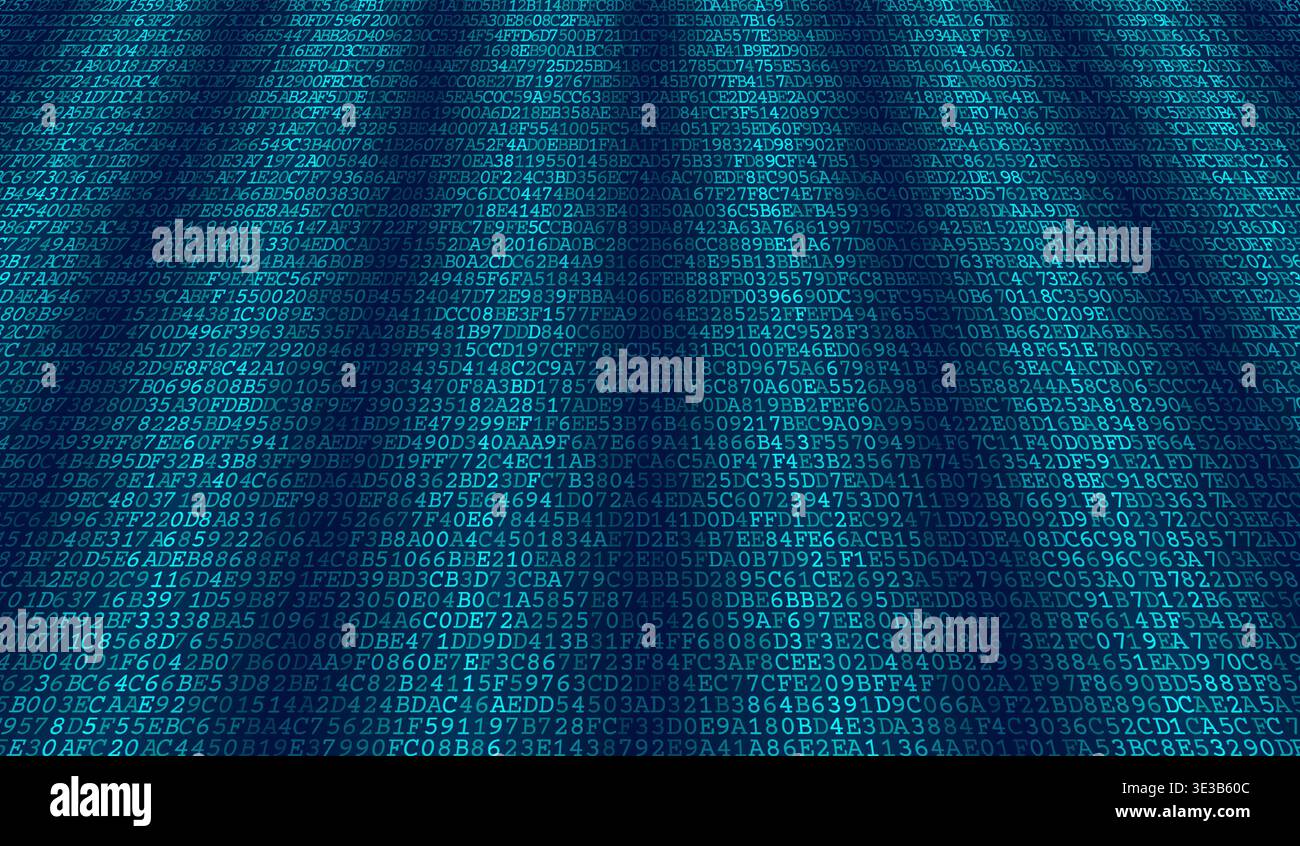 A sophisticated digital landscape where binary code dissolves into a soft gradient. This visual represents the seamless transition from raw data into Stock Vector