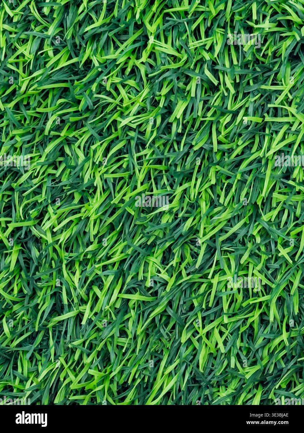 Textured surface of artificial grass Stock Photo