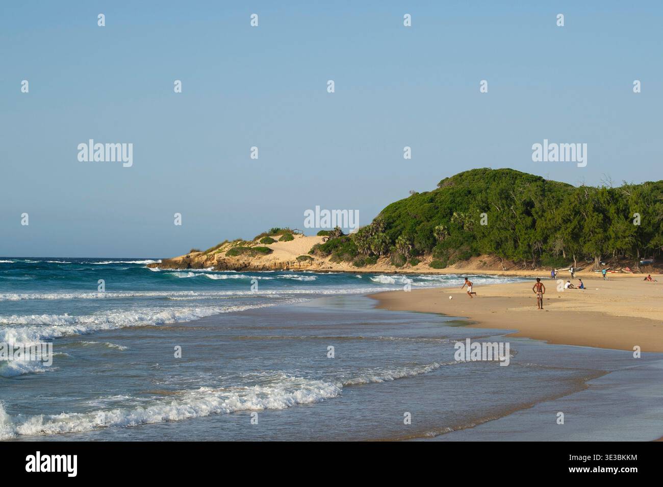 Beach, Tofo, Mozambique Stock Photo