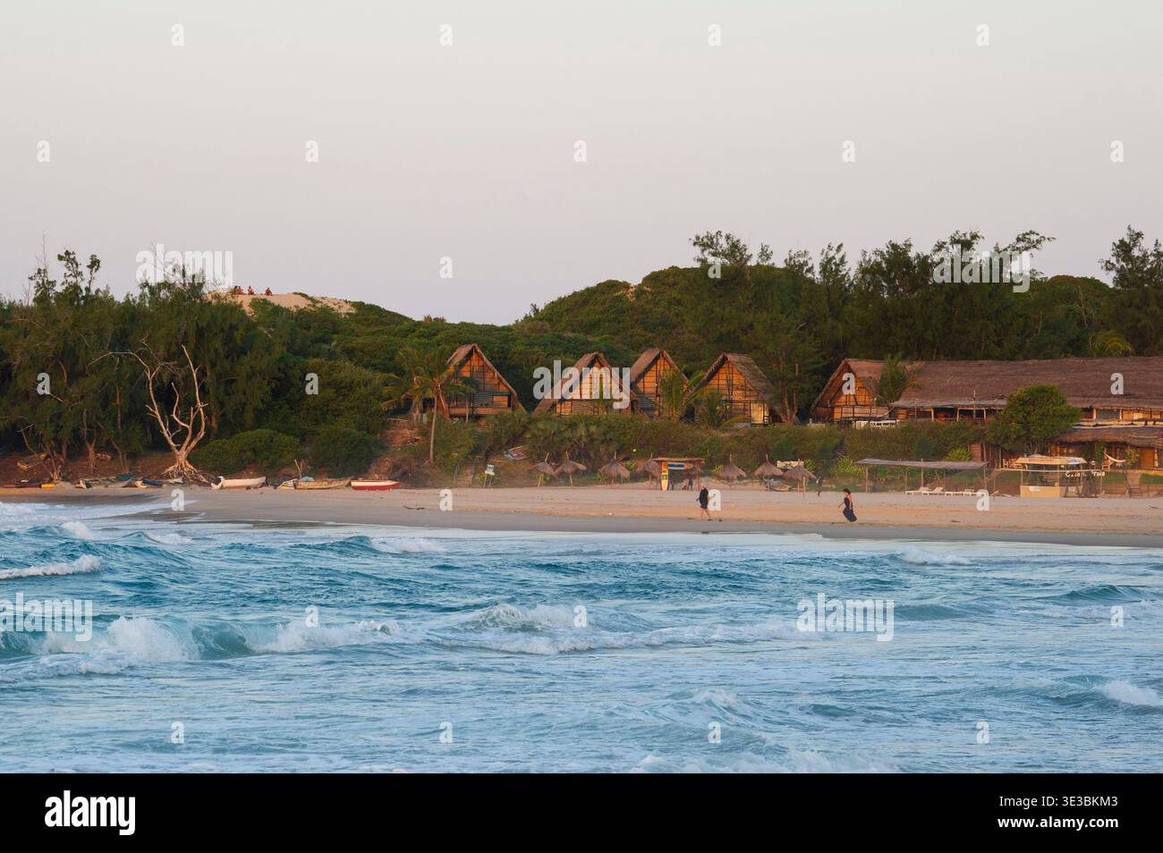 Beach, Tofo, Mozambique Stock Photo
