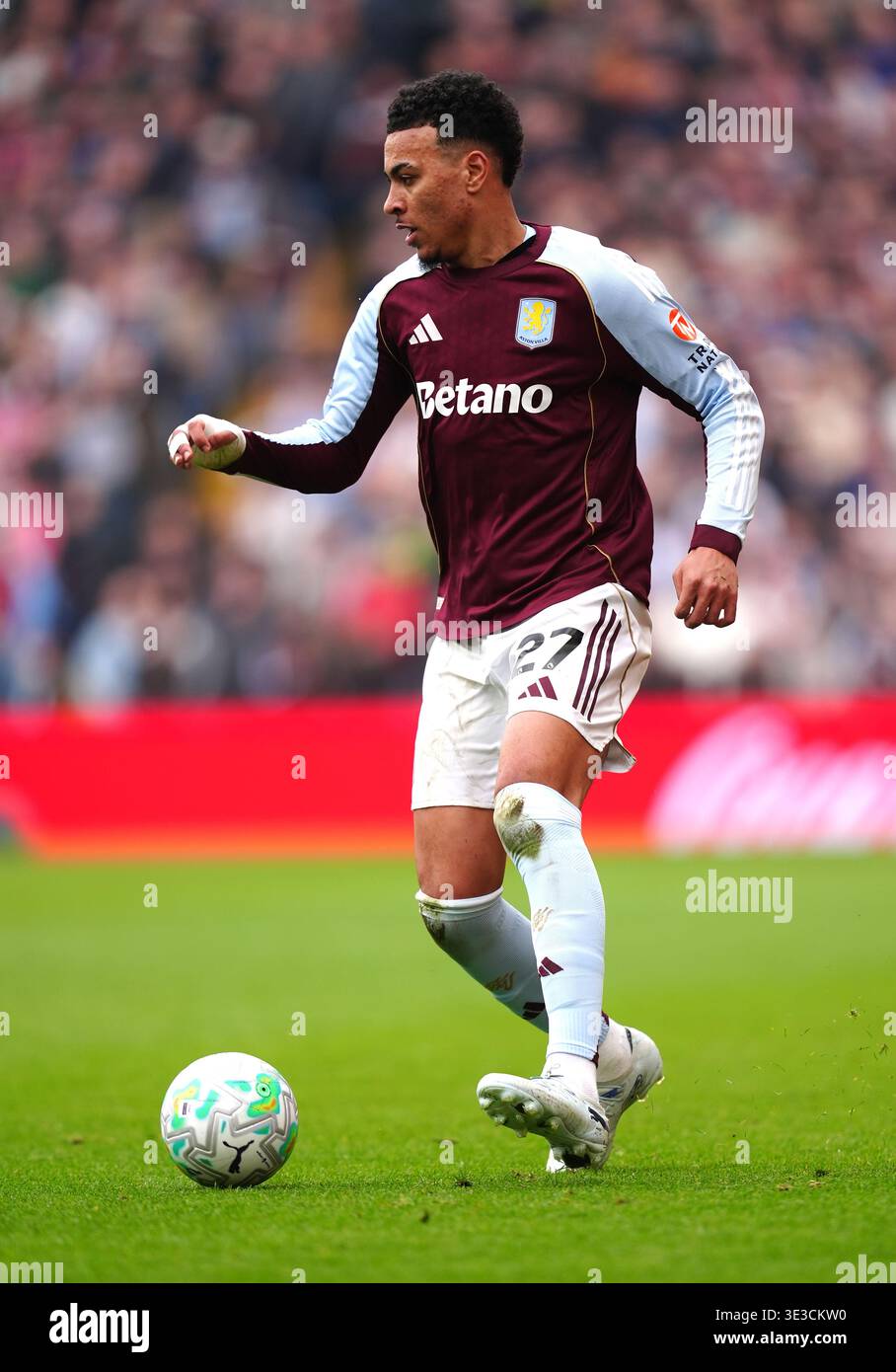 Morgan Rigers Aston Villa's Morgan Rogers in action during the Premier League match ...