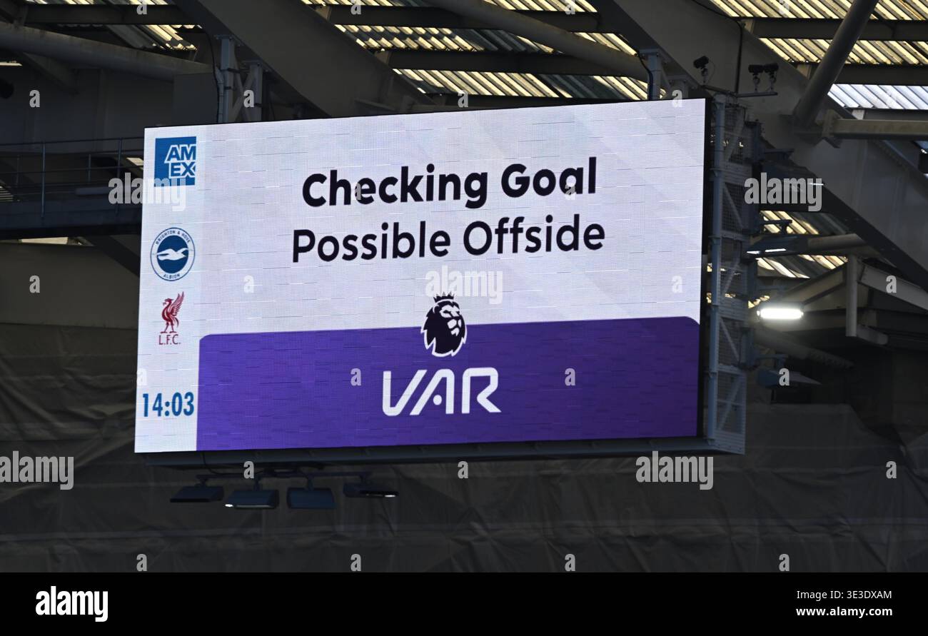 Var System Offsides Checking possible offside var hi-res stock photography and images - Alamy