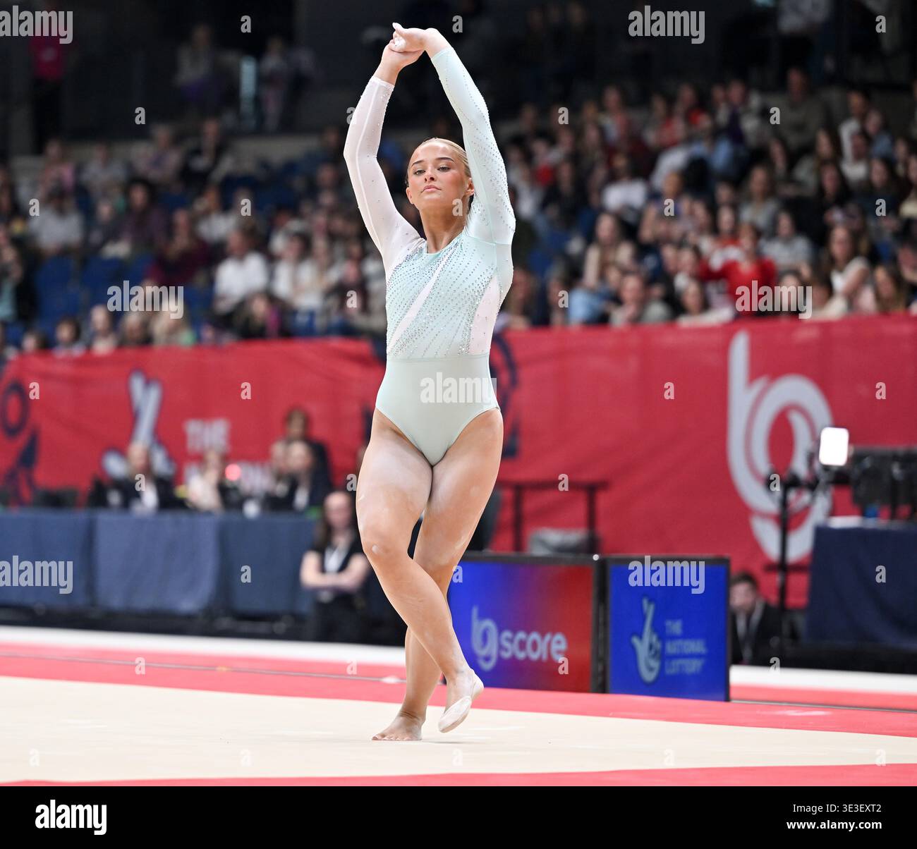 Ruby Rector Gymnast Liverpool, England, UK, 22 March 2026. Ruby EVANS during the Artistic ...