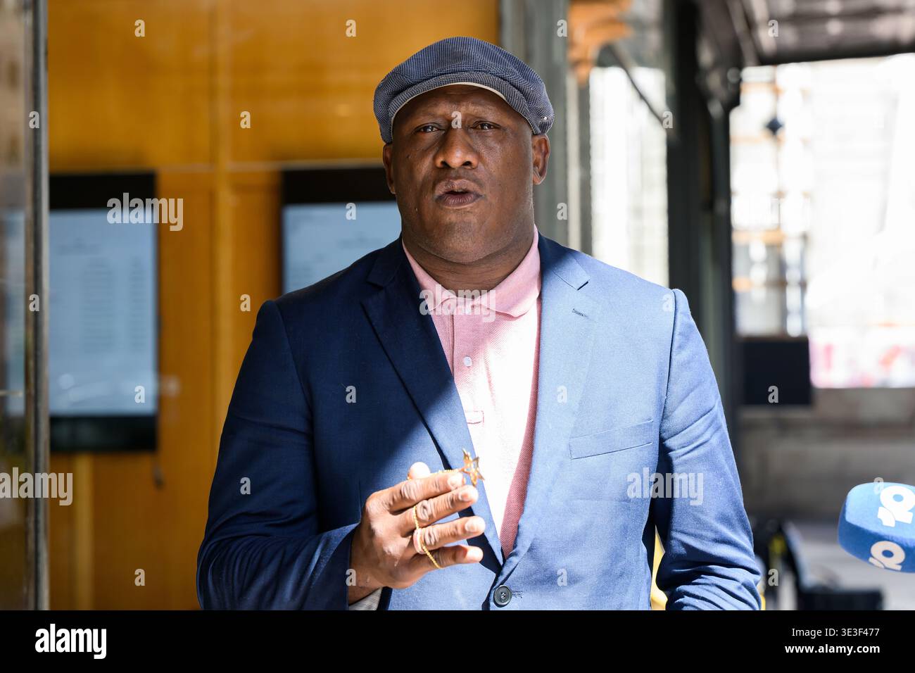 Former NRL player Wendell Sailor departs the Downing Centre Local Court ...