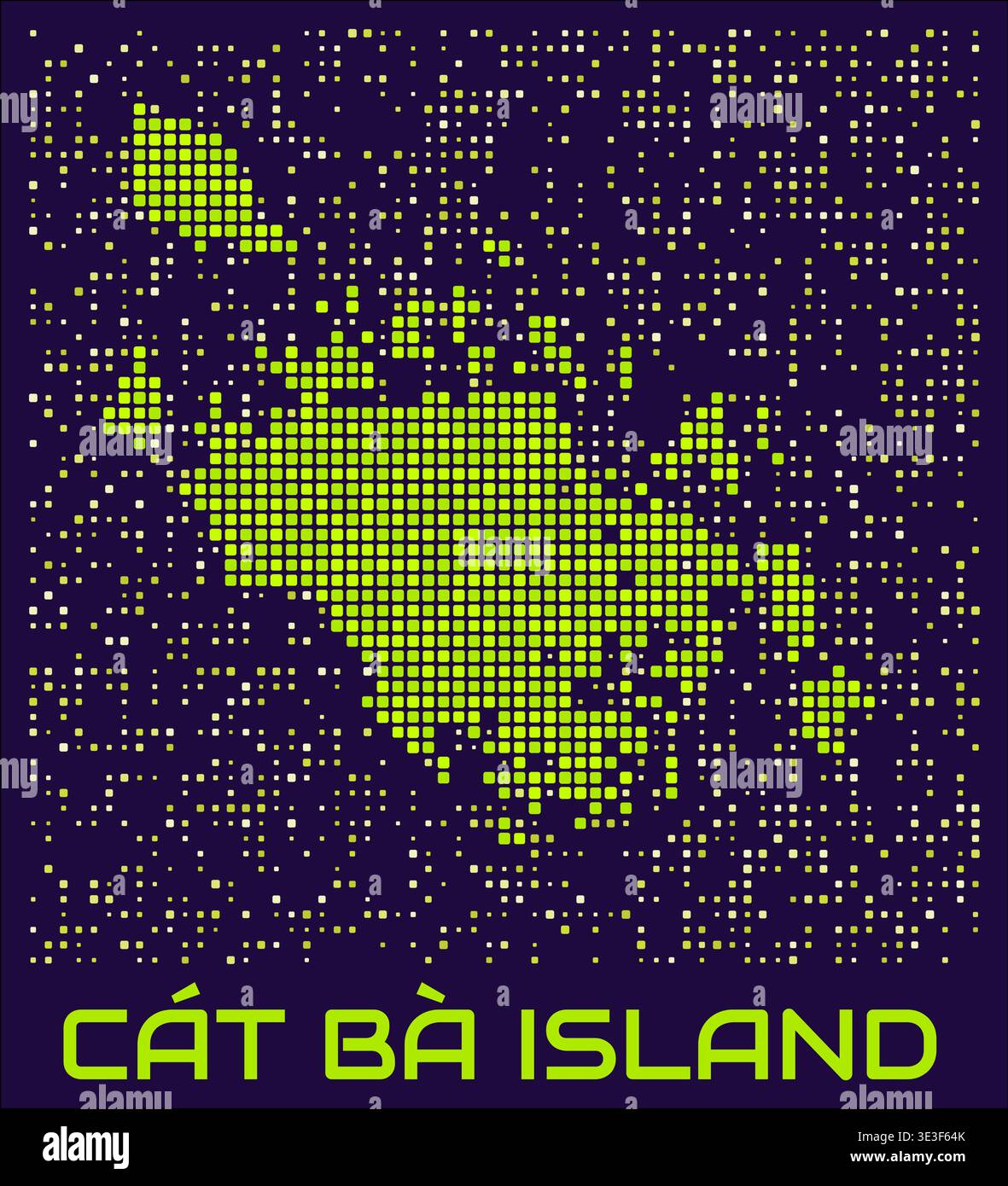 Cat ba island map hi-res stock photography and images - Alamy