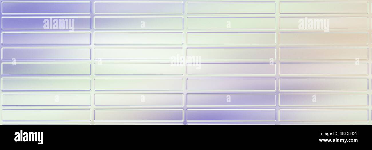 Abstract Pastel Purple Glass Tiles Background. Geometric 3D Rectangles with Soft Gradient Texture. Stock Photo