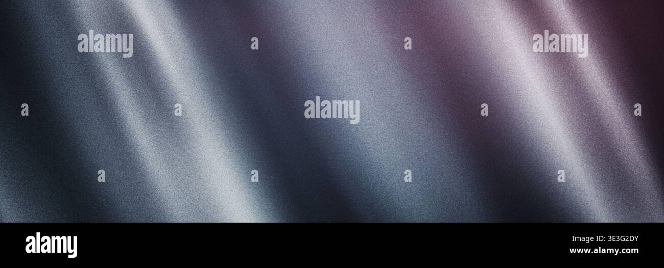 Abstract Metallic Silver Background with Heavy Grain Texture. Dark Grey Noise Gradient Stock Photo