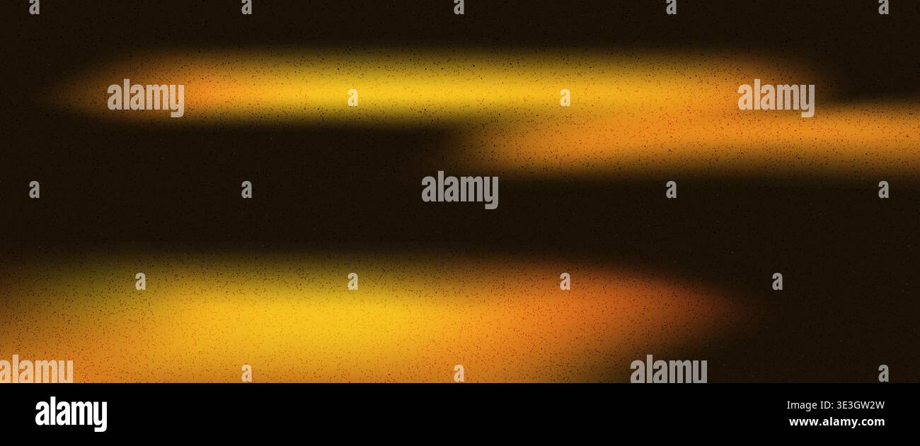 Dark abstract grain background with golden light lines. Black and ...