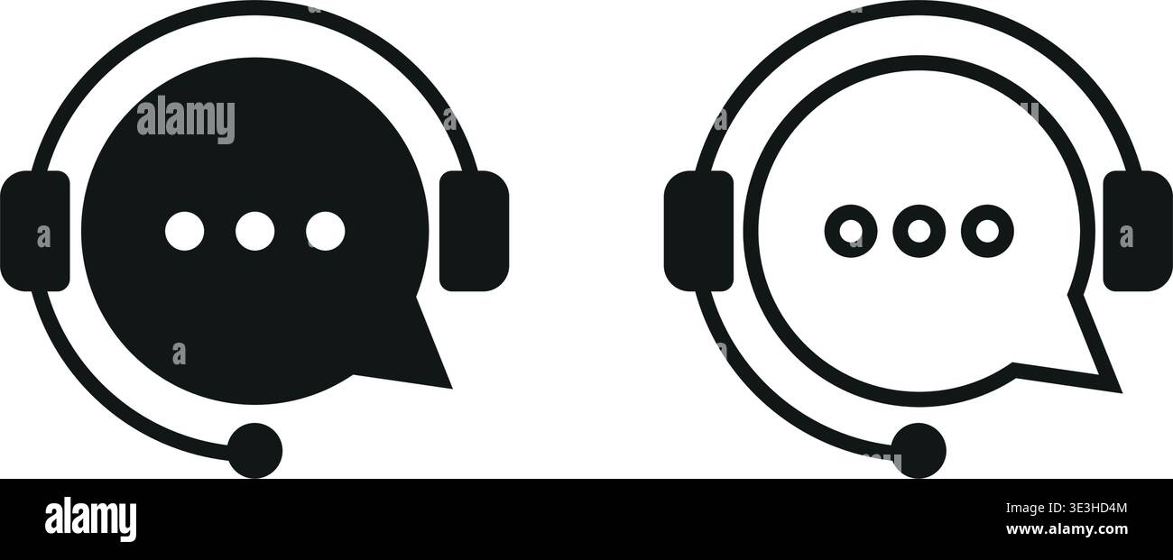 Customer support icon. Customer service icon. Stock Vector